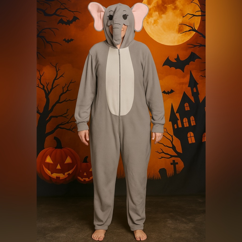 Xhilaration Elephant Costume - Gray and Pink